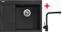 Sinks RIM 650 P Granblack + Elka če...